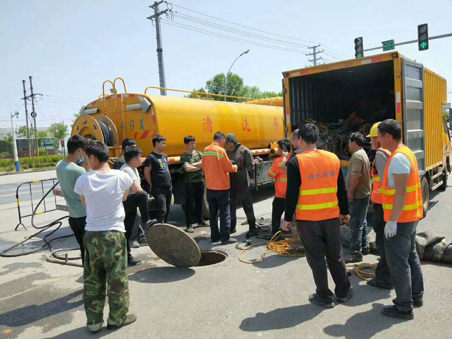 槐荫区市政管道清淤检测非开挖污水管道局部修复施工服务